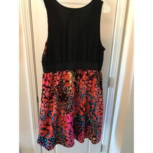 Lane Bryant Summer Sleeveless Multicolored Dress Size 20